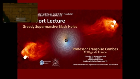 Thumbnail for Oort Lecture by Françoise Combes on 21 september 2023