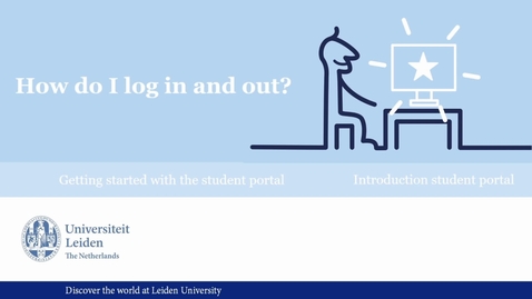 Thumbnail for How do I log in and out?