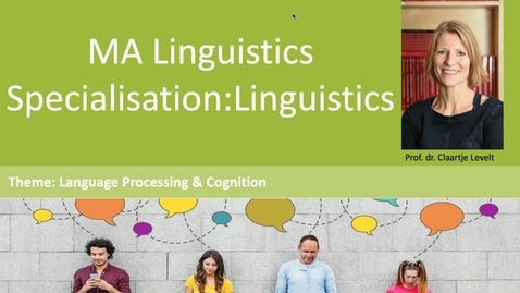 Thumbnail for Language Processing and Cognition   