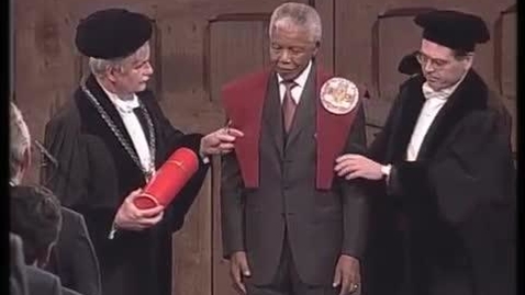 Thumbnail for Uitreiking eredoctoraat Nelson Mandela