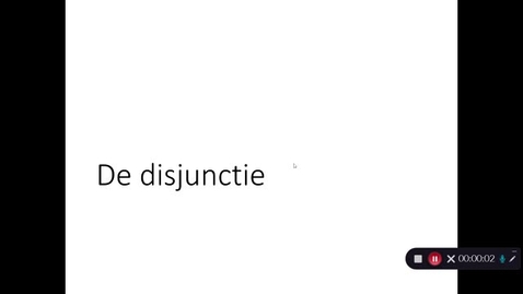 Thumbnail for Logica Week 2.6 De disjunctie