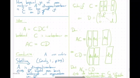 Thumbnail for 10.2 diagonaliseerbaar