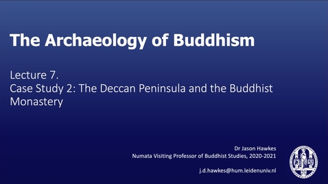 Thumbnail for Teh Archaeology of Buddhism (Lecture 7.3)