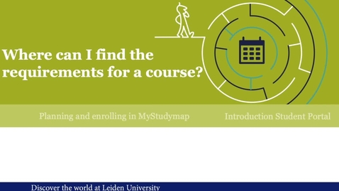 Thumbnail for Where can I find the requirements for a course?