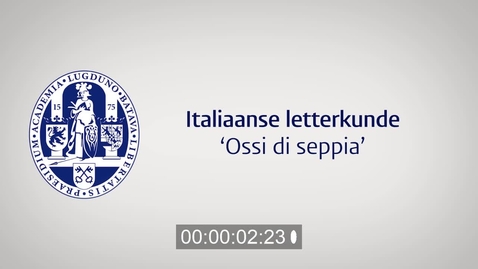 Thumbnail for Italiaanse letterkunde: Ossi di seppia
