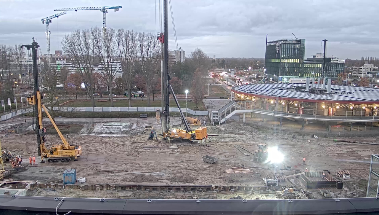 Drone &amp; Timelapse bouw Gorlaeus fase 2