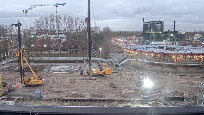 Drone &amp; Timelapse bouw Gorlaeus fase 2