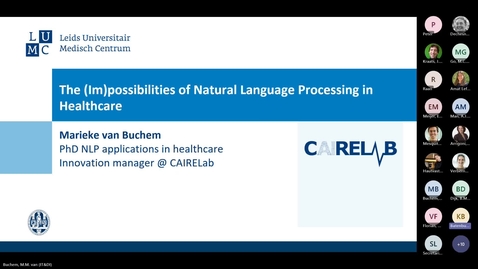 Thumbnail for SAILS Lunch Time Seminar: Marieke van Buchem, 15/4/2024