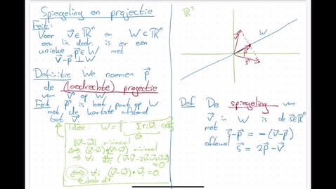 Thumbnail for LA1NA 7.4 spiegeling en projectie