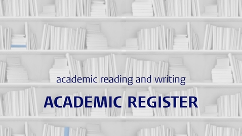 Thumbnail for 13. ATC - Academic register