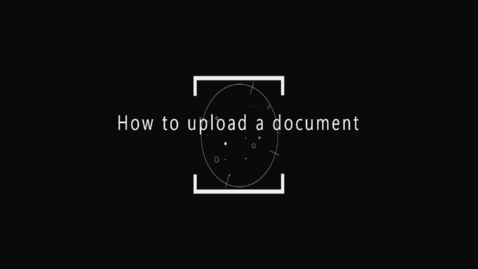Thumbnail for How to upload a document in LUCRIS GSM