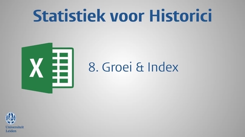 Thumbnail for Statistiek voor Historici: Groei &amp; Index