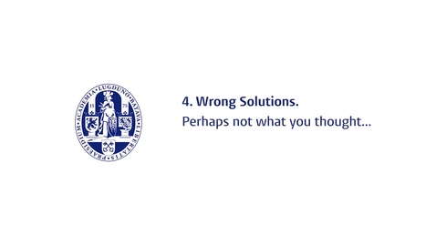 Thumbnail for 4. Wrong Solutions