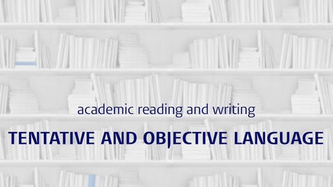 Thumbnail for 14. ATC - Tentative and objective language