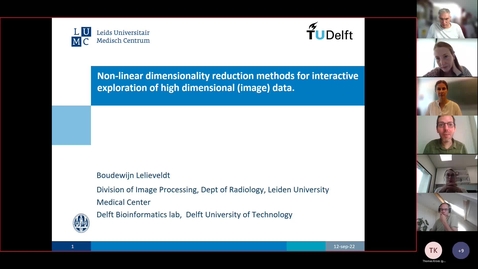 Thumbnail for 20220912-Lunch Time Seminar Boudewijn Lelieveldt