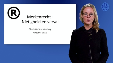 Thumbnail for Merkenrecht - nietigheid en verval