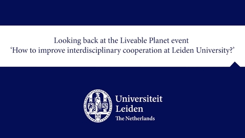 Thumbnail for Liveable Planet - Interdisciplinary event 7 feb 2023