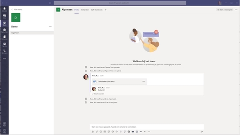 Thumbnail for Kanalen/channels in MS Teams (UK/NL subtitles)