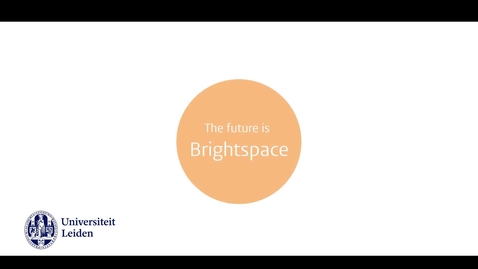 Thumbnail for Brightspace: Leiden Course Model