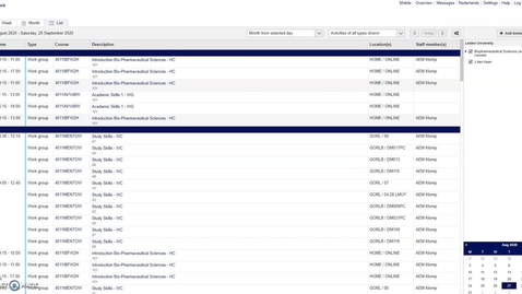 Thumbnail for Instructionvideo staff members MyTimetable