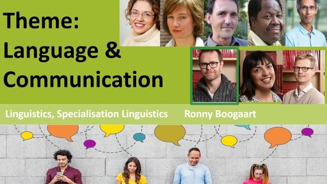 Thumbnail for Language &amp; Communication