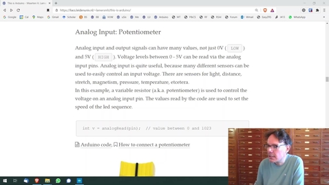 Thumbnail for Analog i/o - This is Arduino #4
