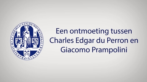 Thumbnail for Een ontmoeting tussen Charles Edgar du Perron en Giacomo Prampolini