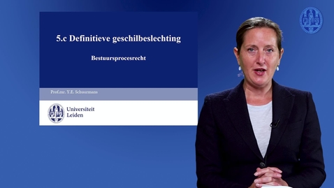 Thumbnail for Bestuursprocesrecht | Week 5 - Kennisclip III