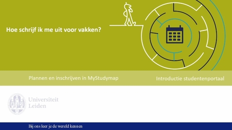 Thumbnail for Hoe schrijf ik me uit voor vakken?