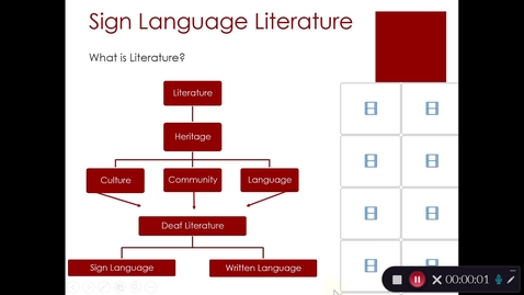 Thumbnail for Intro SLs &amp; Gesture 12: SL literature
