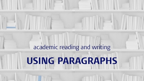 Thumbnail for 7. ATC - Using paragraphs