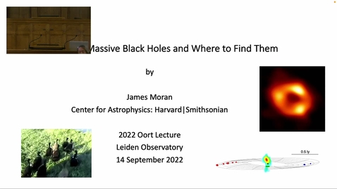Thumbnail for Oort Lecture Jim Moran on 14 september 2022