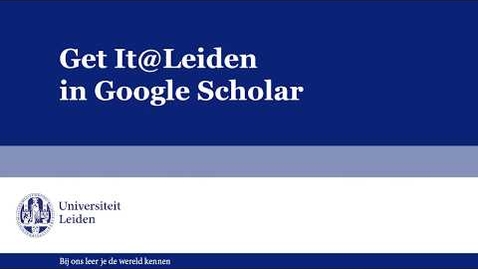 Thumbnail for Get It in Google Scholar (NL)