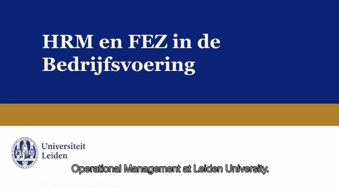 Thumbnail for Bedrijfsvoering