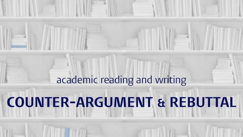Thumbnail for 11. ATC - Counterargument and rebuttal