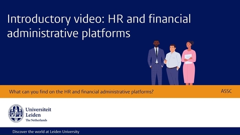 Thumbnail for Introductory Video New Employees