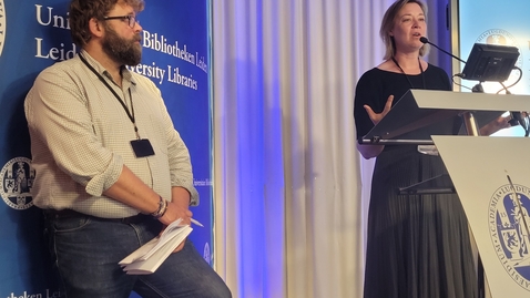 Thumbnail for Leiden Satellite Conference IFLA 2023 - Day 2 - ‘Locknote’ session by Stacy Allison-Cassin &amp; Daryl Green