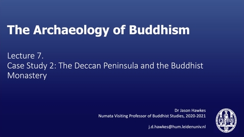 Thumbnail for The Archaeology of Buddhism (Lecture 7.2)