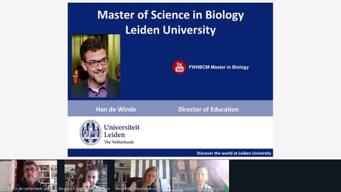 Thumbnail for Rec - 3 Jun 2020 10:58 - Biology Master Information Leiden University.mp4