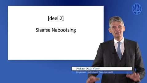 Thumbnail for IE Merken- en handelsnaamrecht HC 5 (modellenrecht en slaafse nabootsing) deel 2