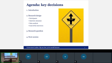 Thumbnail for Rec- Mar 31, 2022 3:05 PM - ELS Atelier  Interviews.mp4