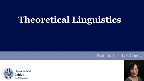 Thumbnail for Theoretical Linguistics
