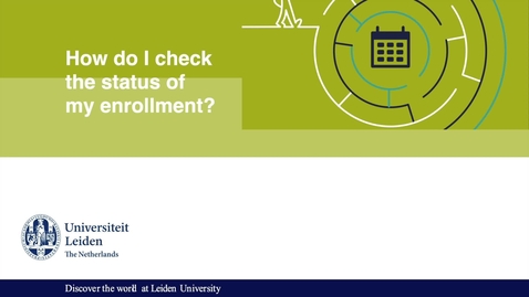 Thumbnail for How do I check the status of my enrollment?