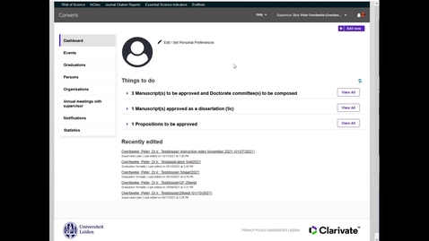 Thumbnail for How to approve the manuscript and register the Doctorate Committee