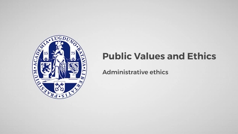Thumbnail for 1.1  administrative ethics