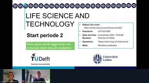 Thumbnail for Rec - 9 Nov 2020 8:59 - Opleiding bachelor Life Science and Technology.mp4
