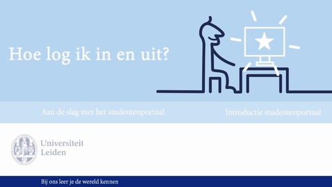 Thumbnail for Hoe log ik in en uit