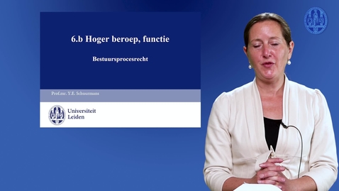 Thumbnail for Bestuursprocesrecht | Week 6, Kennisclip II