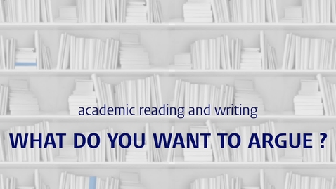 Thumbnail for 9. ATC - What do you want to argue