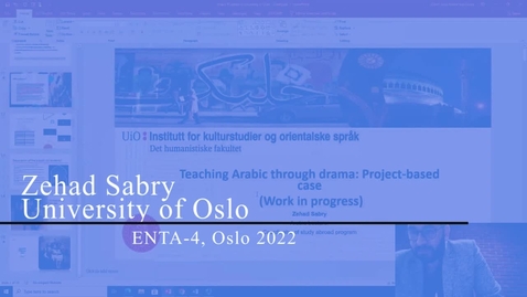 Thumbnail for ENTA-4 presentation Zehad Sabry